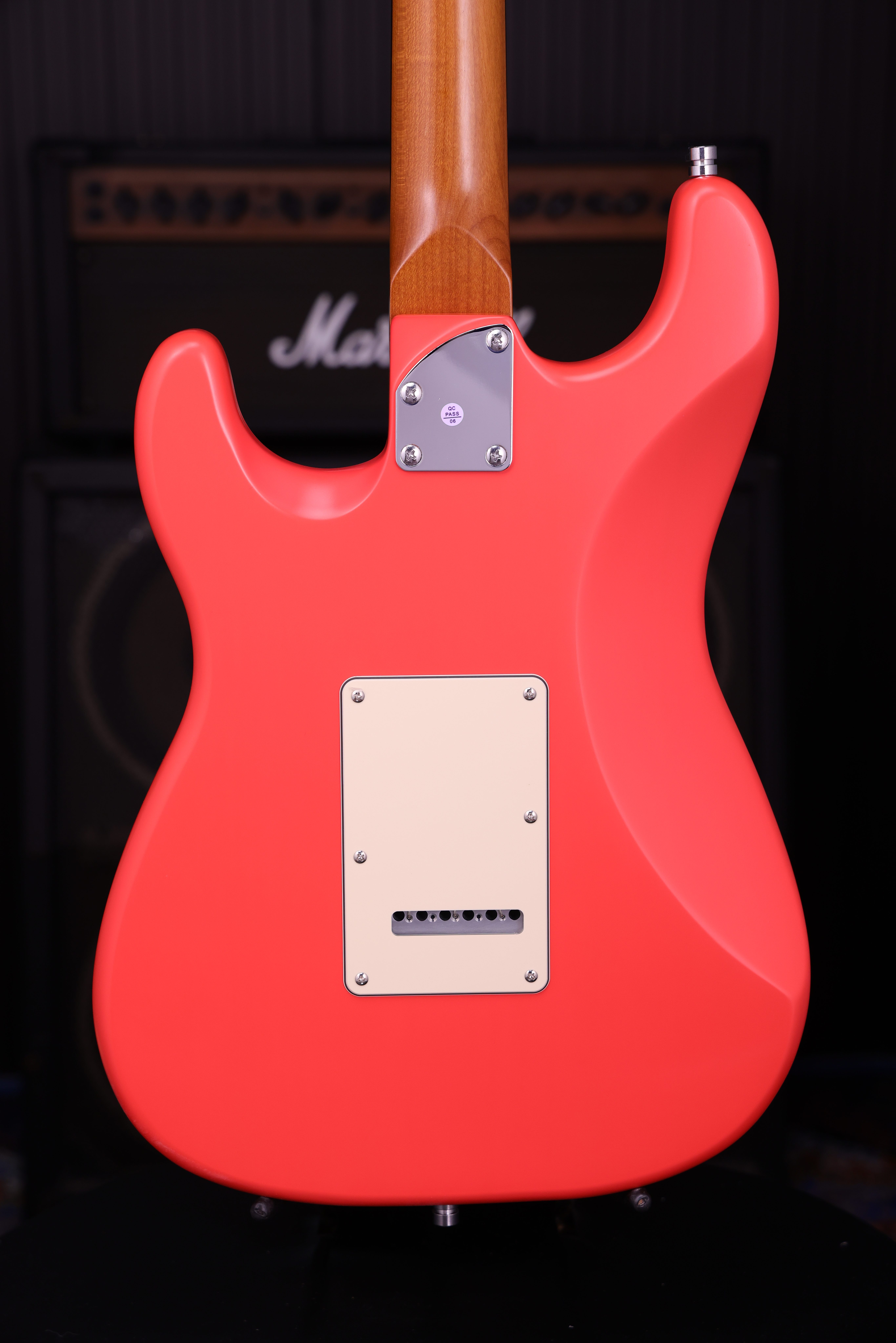 PS-3 Fiesta Red SSS ST-Style E-Gitarre